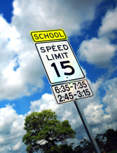 Be aware of changing speed limits in school zones to avoid pedestrian - car accidents explains the phoenix accident lawyers at Mushkatel, Robbins and Becker