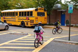 Make sure children are aware of the dangers of a bicycle accident when commuting to school in Arizona