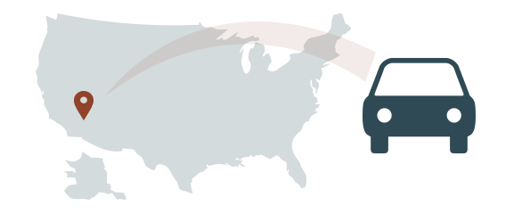 graphic showing location of Sun City, Arizona