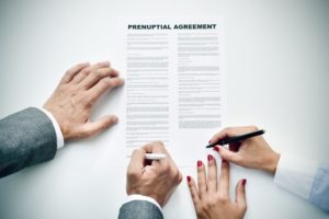 prenuptial or premartial agreement