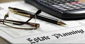 Paperwork on the desk of a real estate attorney in Peoria, Arizona.