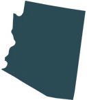 graphic of the state of Arizona